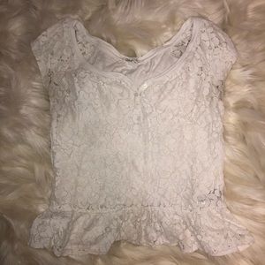 White Lace Top